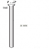Шпилька для пневмопистолета "SENCO AX10EAAP" (США) длина=15 мм.