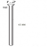 Шпилька для пневмопистолета "SENCO AX18EAAP" (США) длина=42 мм.