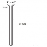 Шпилька для пневмопистолета "SENCO AX19EAAP" (США) длина=45 мм.