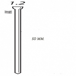 картинка Шпилька для пневмопистолета "SENCO AX21EAAP" (США) длина=50 мм. 
