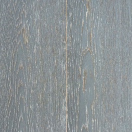 картинка Однополосная паркетная доска дуб натуральный серый белая брашированная 